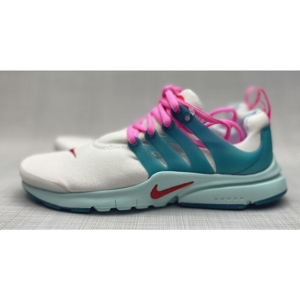 Nike Air Presto Running Womens 4Y White Jade Ice Teal Red 833875-103